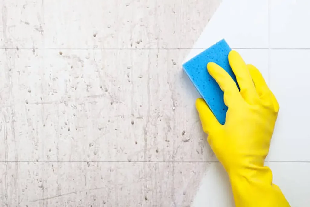 Soap Scum, how to remove soap scum, cleaning soap scum from bathroom tiles, how to remove old soap scum