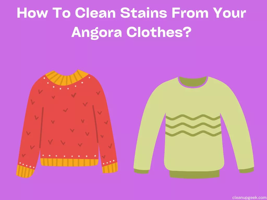 How To Remove Stains From Angora Clothes?