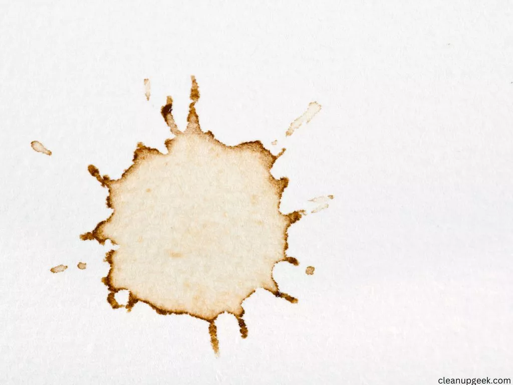 how to get a coffee stain out of white shirt
