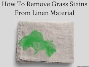 How To Remove Grass Stains From Linen?