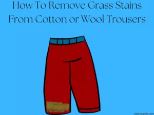 How To Remove Grass Stains From Cotton or woolen trousers?
