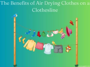 The benefits of Air Drying Clothes On A Clothesline
