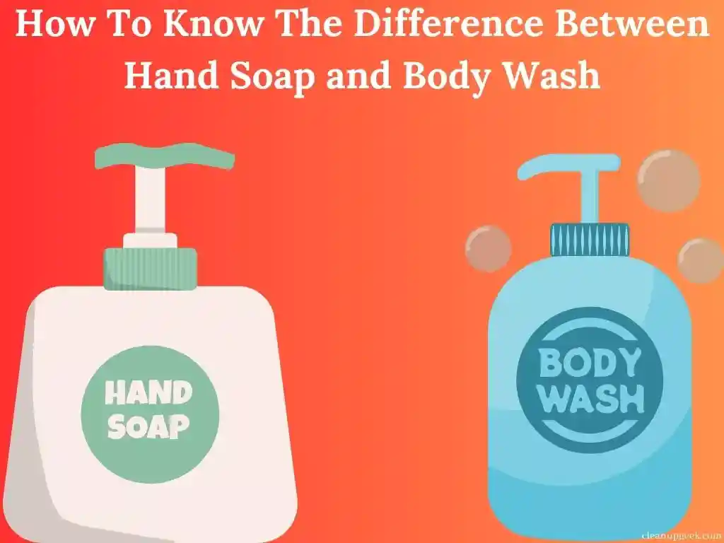 How To Know The Difference Between Hand Soap And Body Wash?