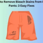 How to Remove Bleach Stains from Black Pants: 3 Easy Fixes