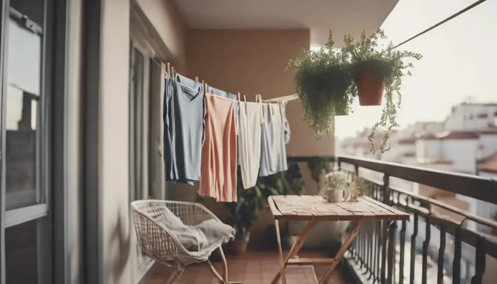 utilizing balcony space effectively